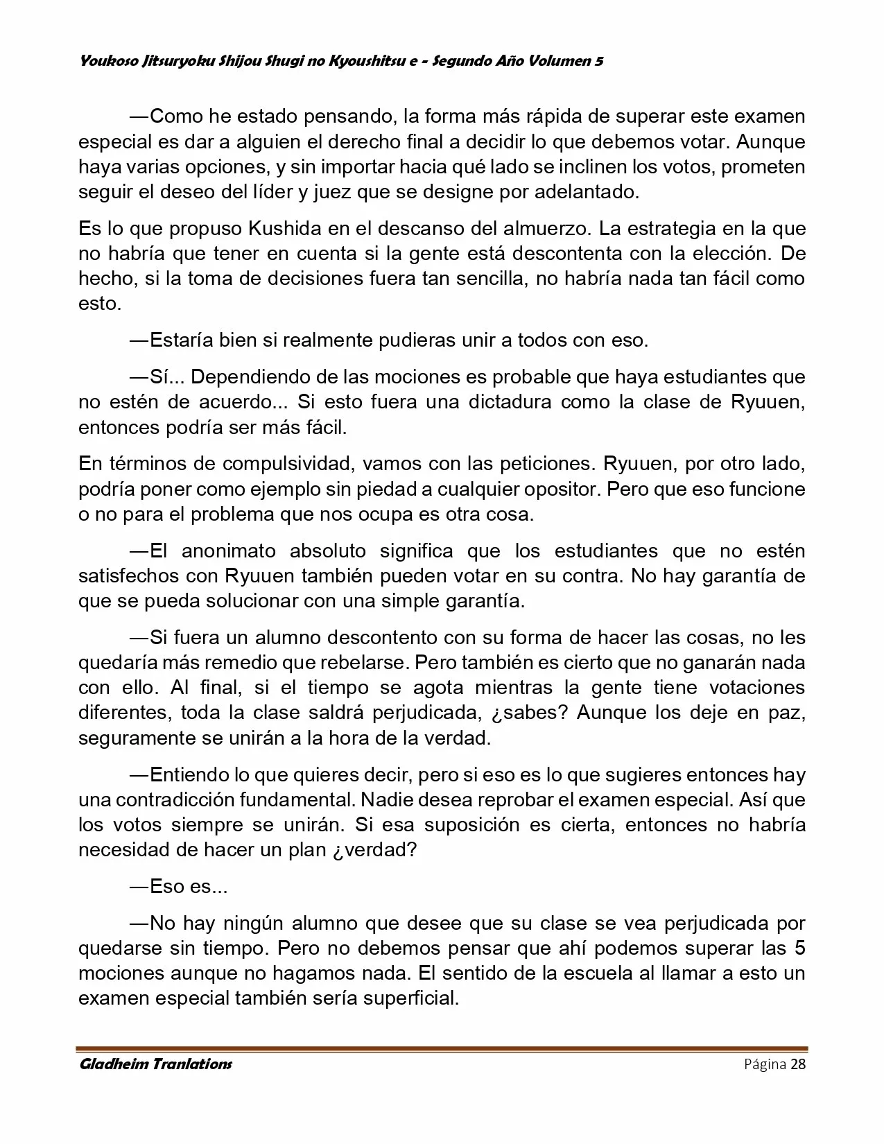 Página 28 del Manga