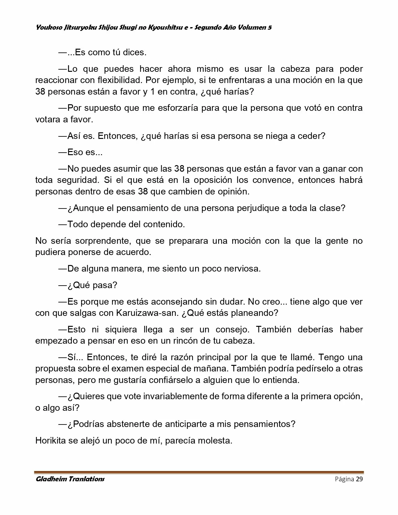 Página 29 del Manga