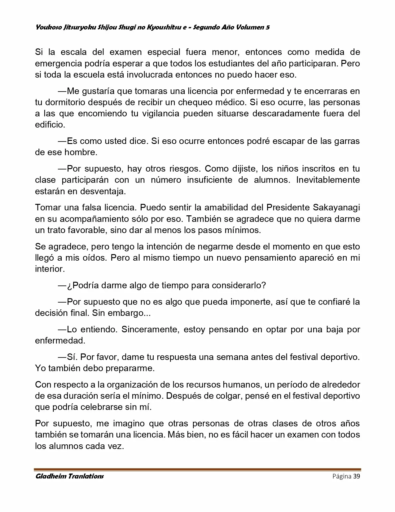 Página 39 del Manga