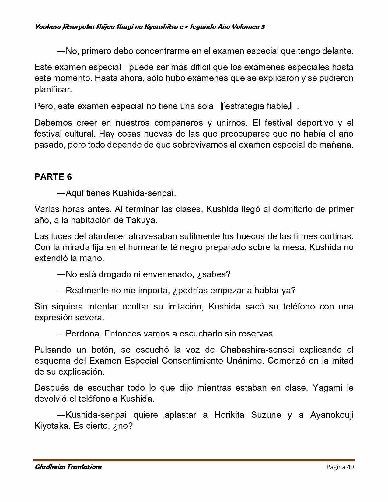 Página 40 del Manga