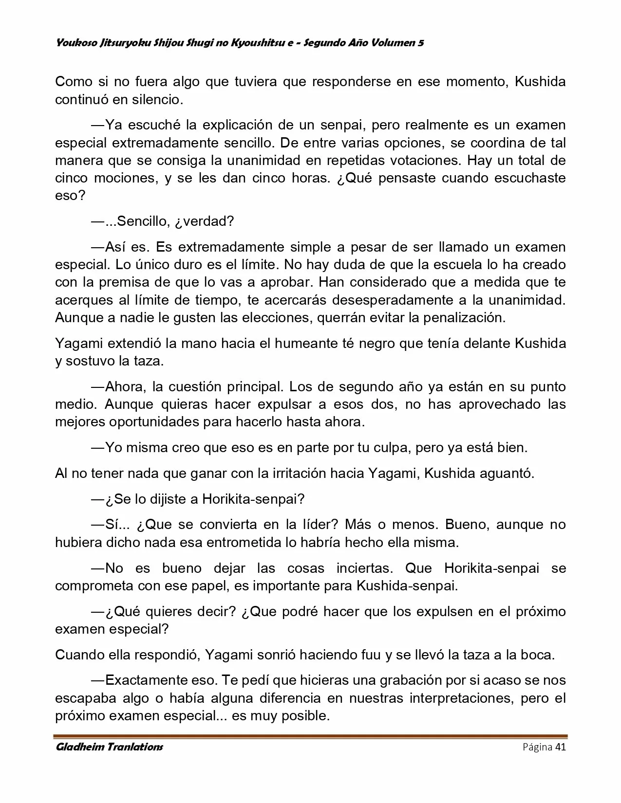 Página 41 del Manga