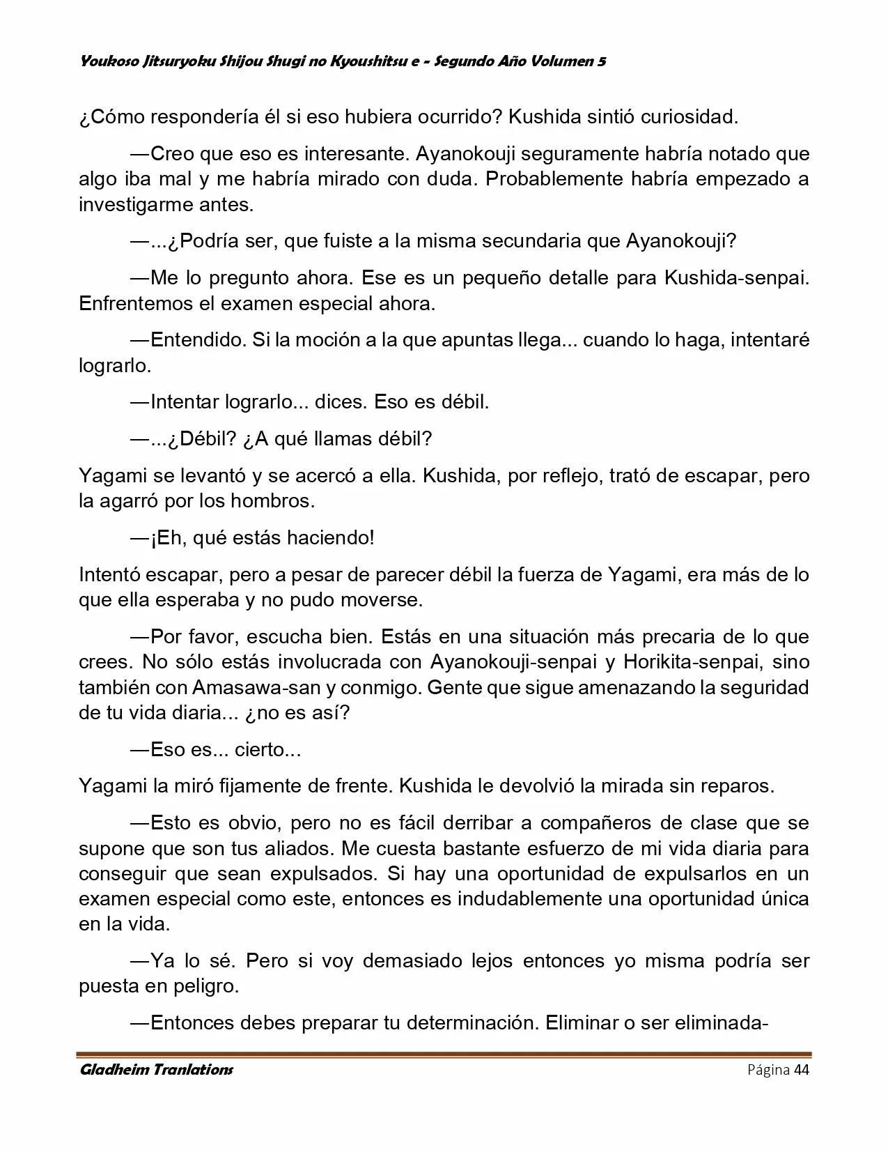 Página 44 del Manga