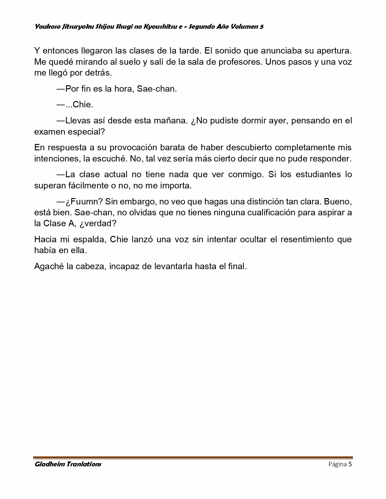 Página 5 del Manga