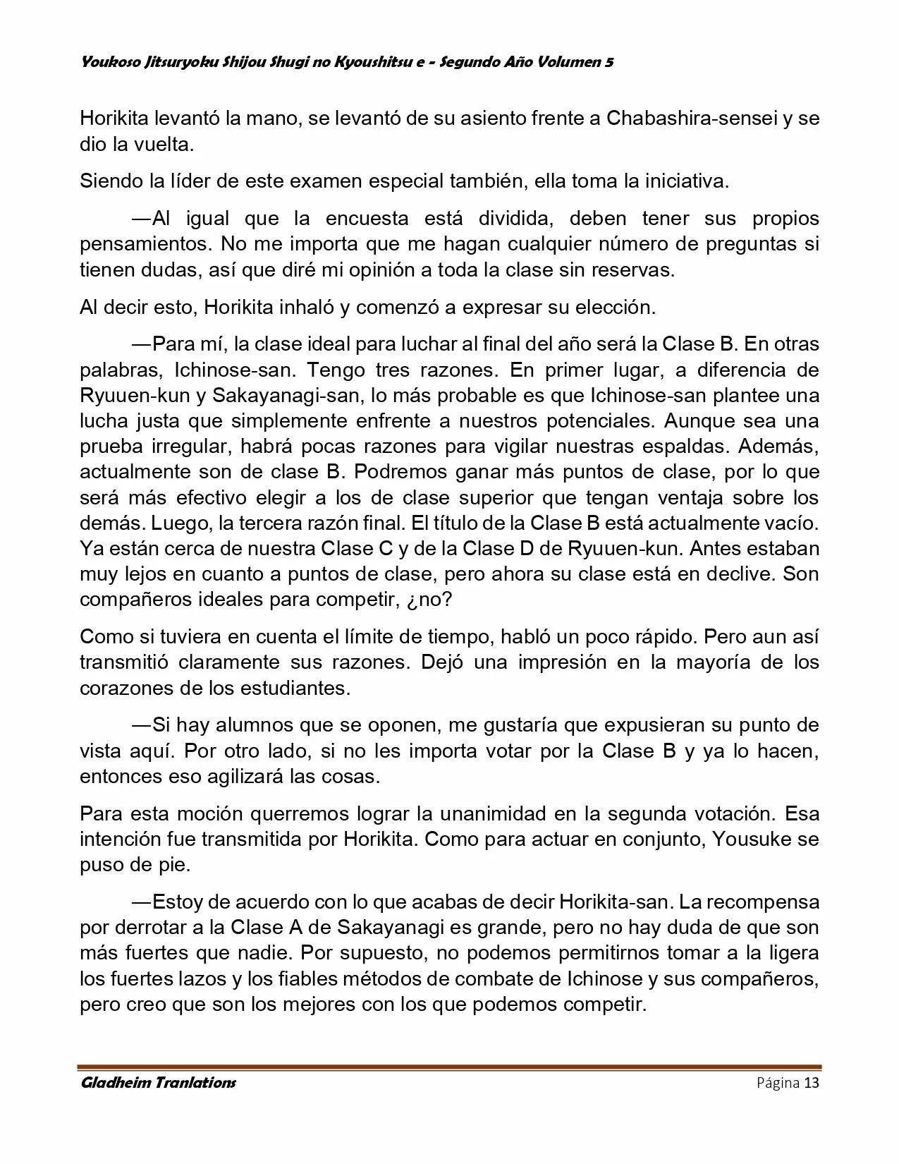 Página 13 del Manga