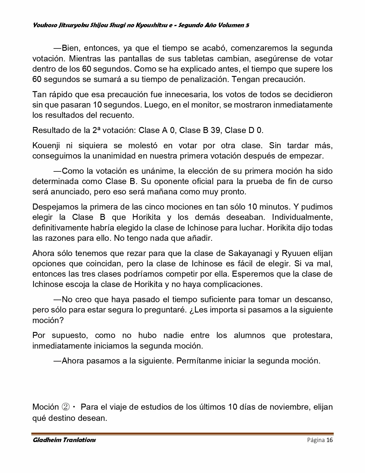 Página 16 del Manga