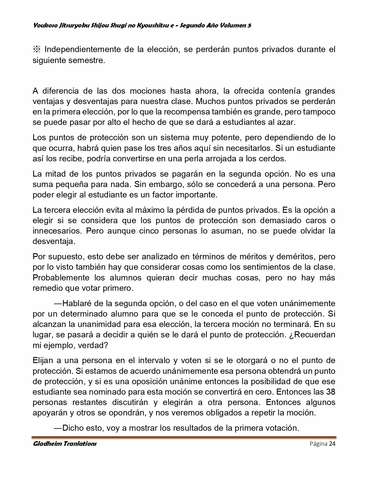 Página 24 del Manga