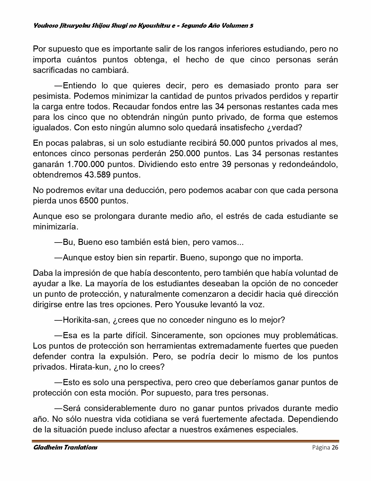 Página 26 del Manga