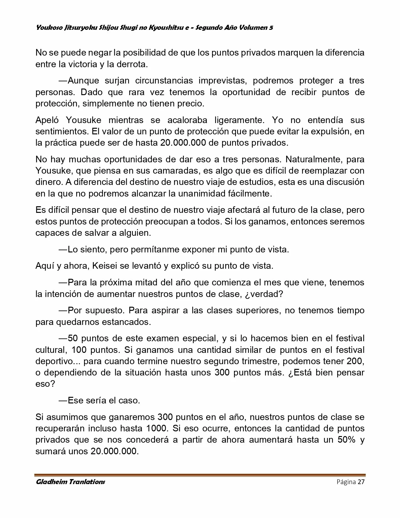 Página 27 del Manga