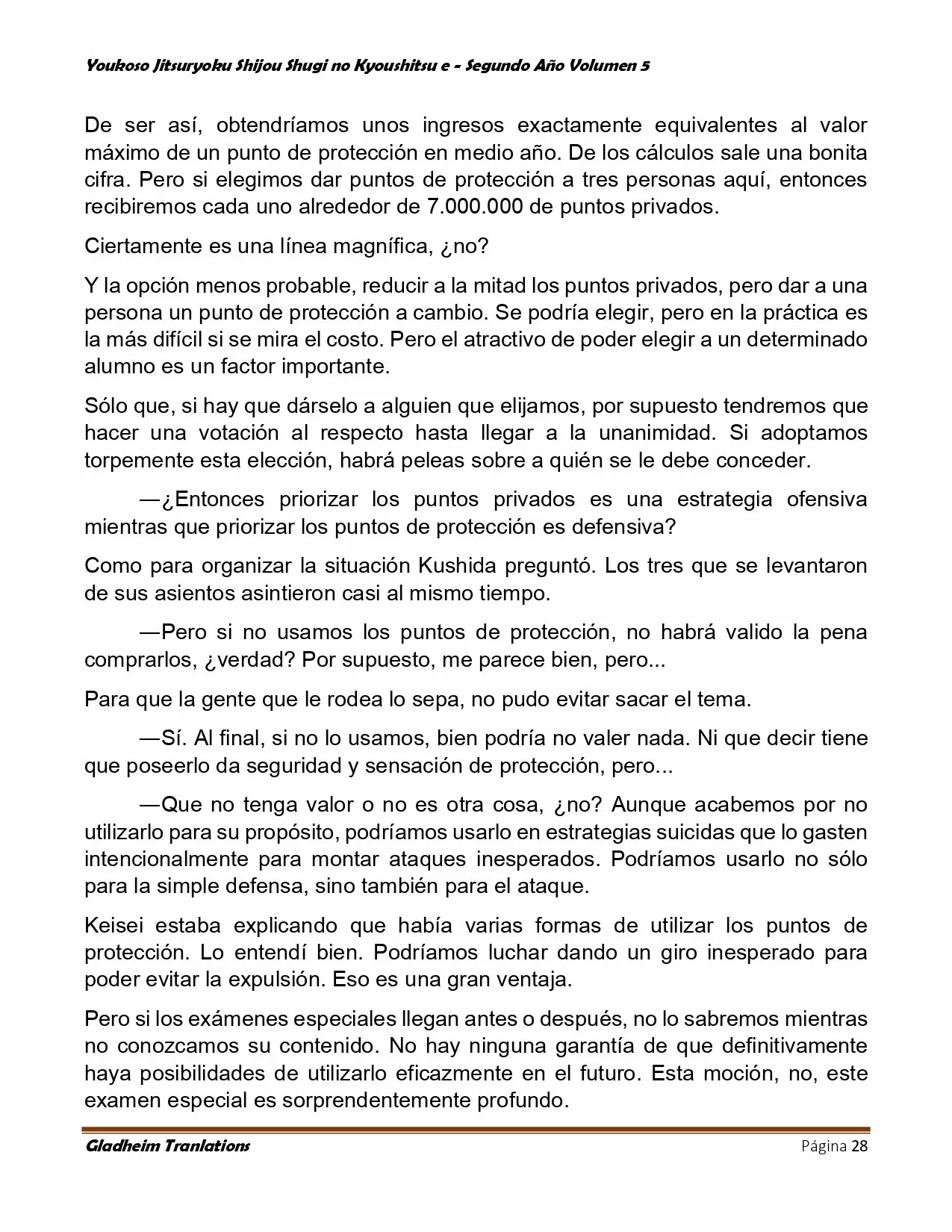 Página 28 del Manga