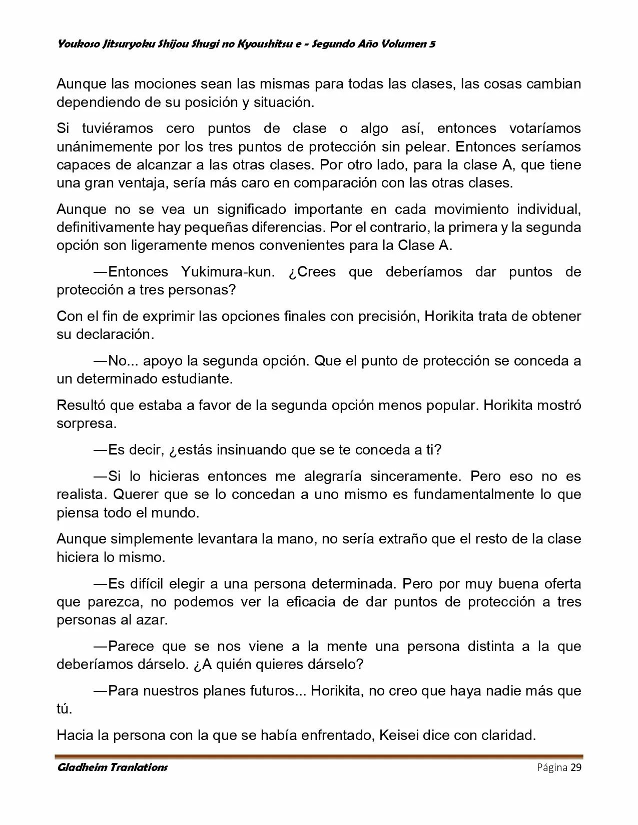 Página 29 del Manga