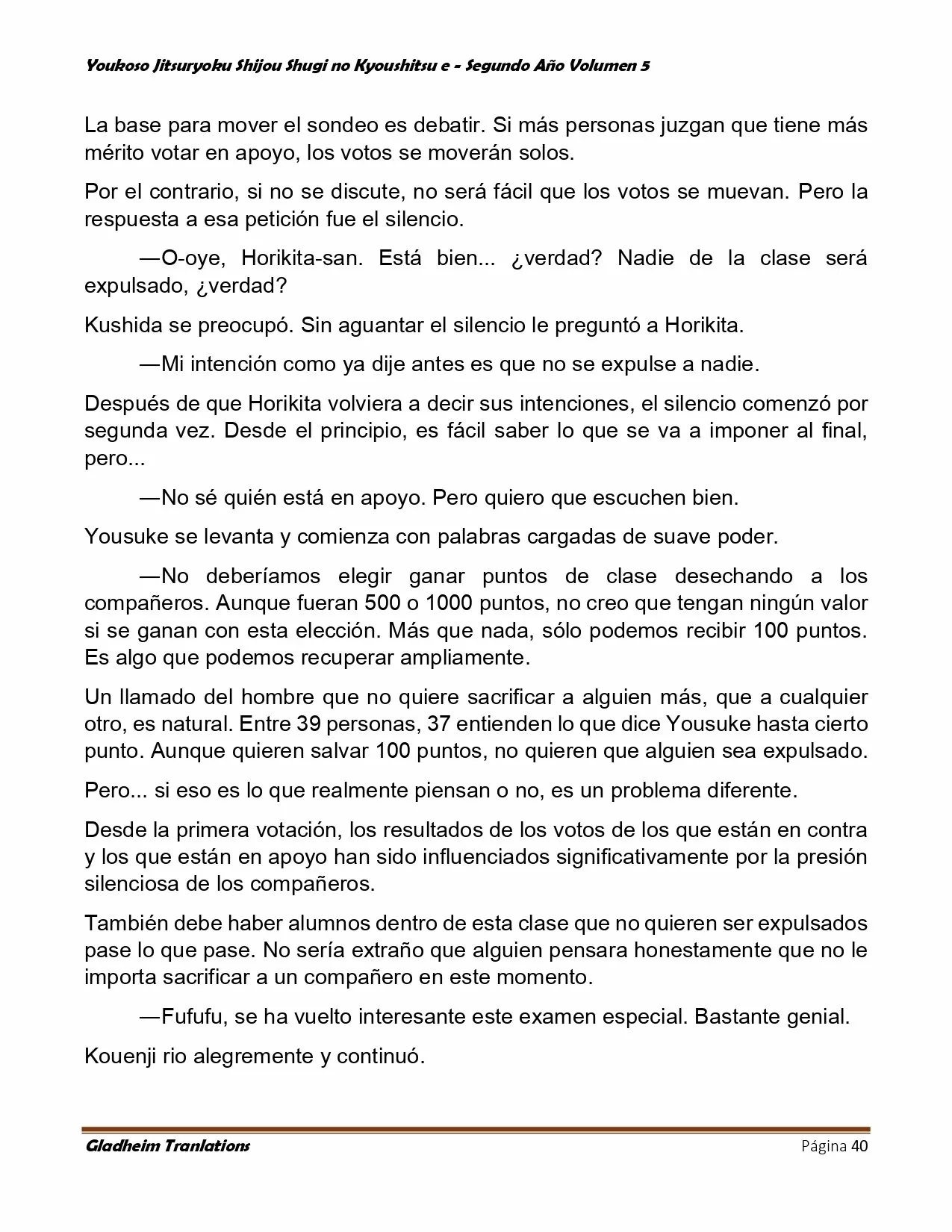 Página 40 del Manga