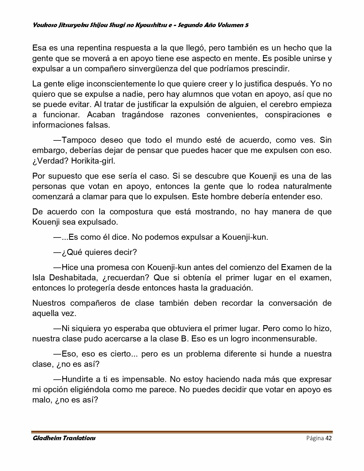 Página 42 del Manga