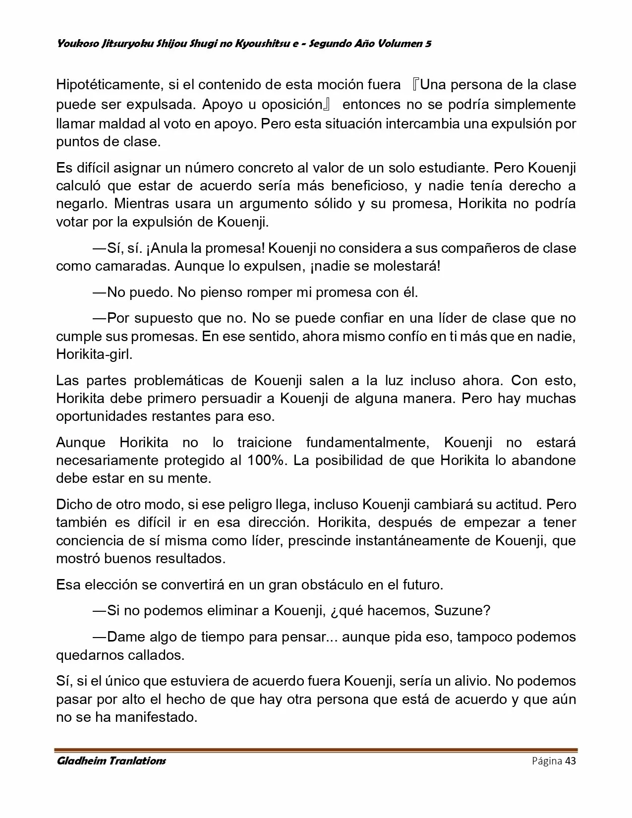 Página 43 del Manga