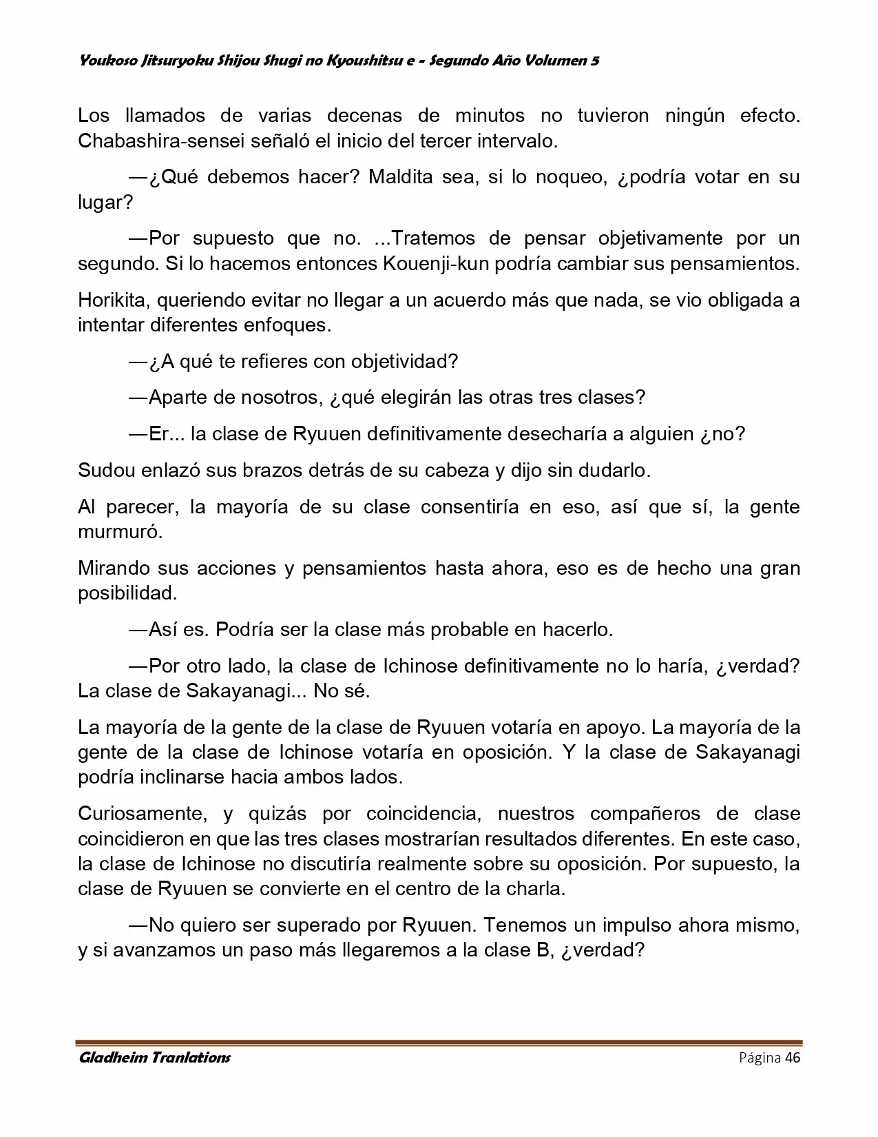 Página 46 del Manga