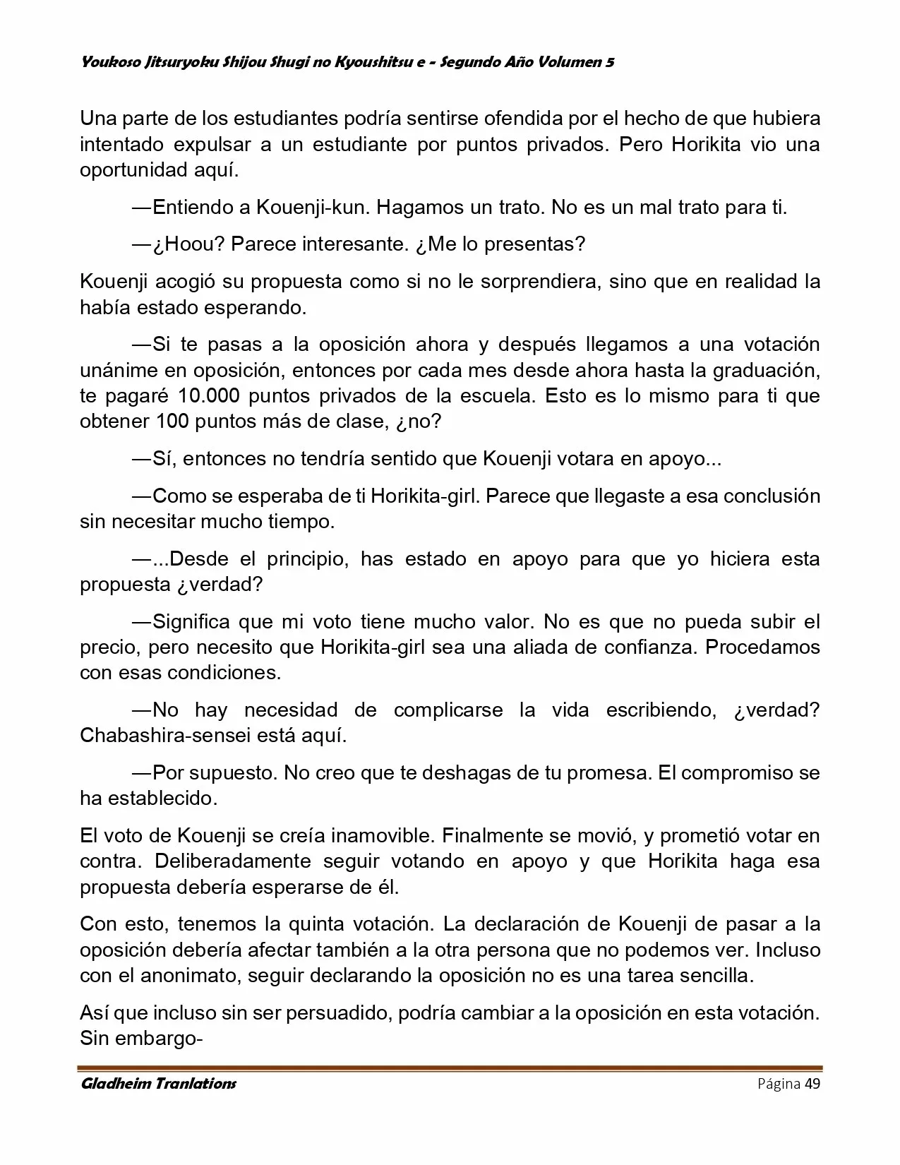 Página 49 del Manga