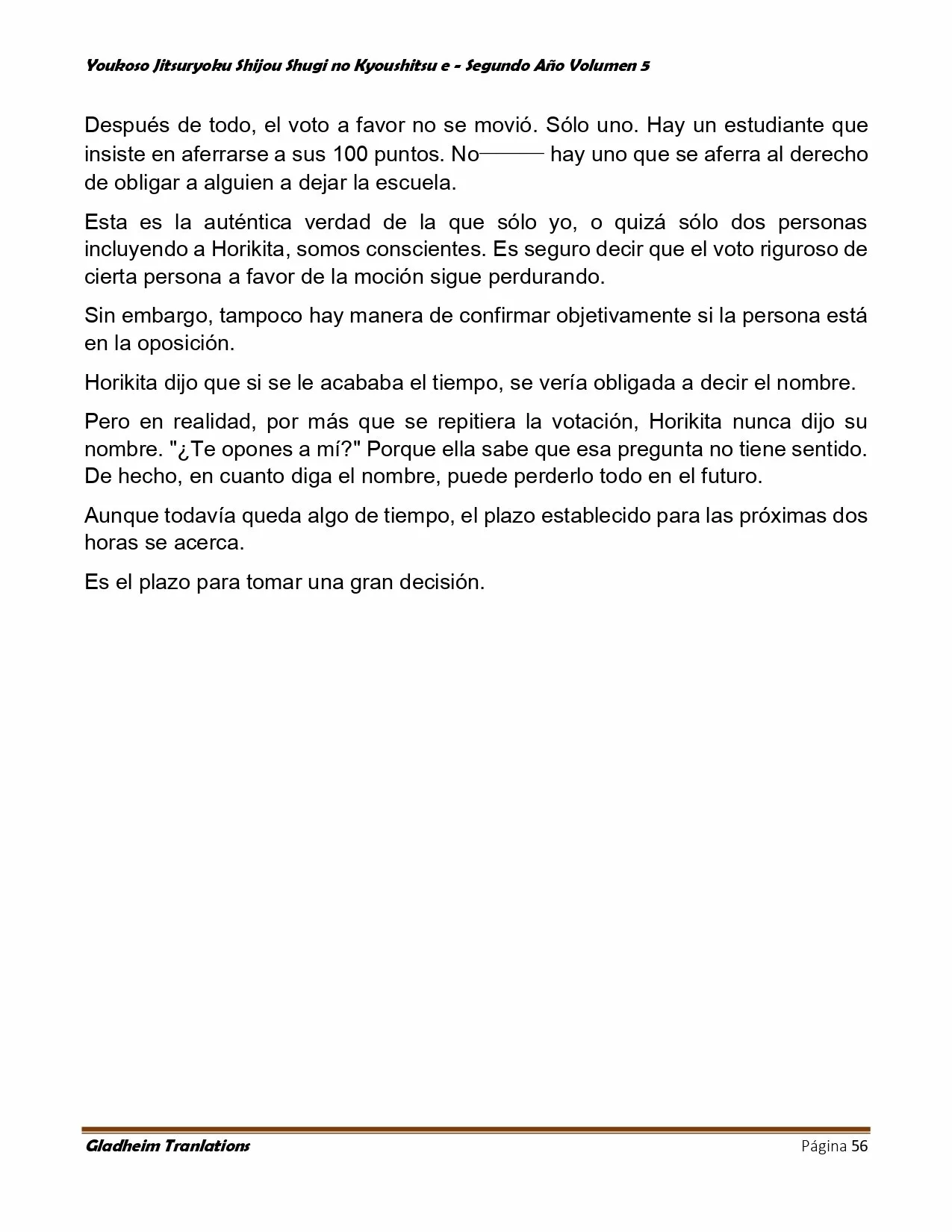 Página 56 del Manga