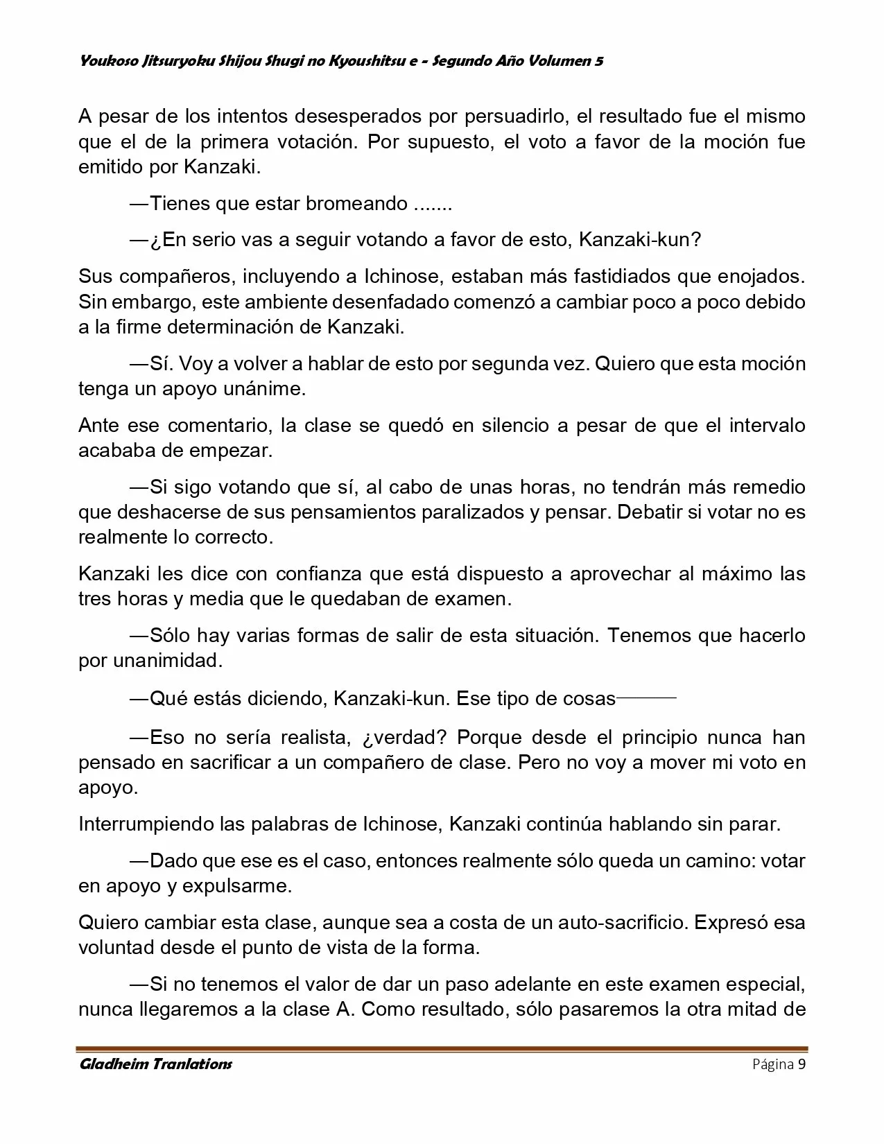 Página 9 del Manga
