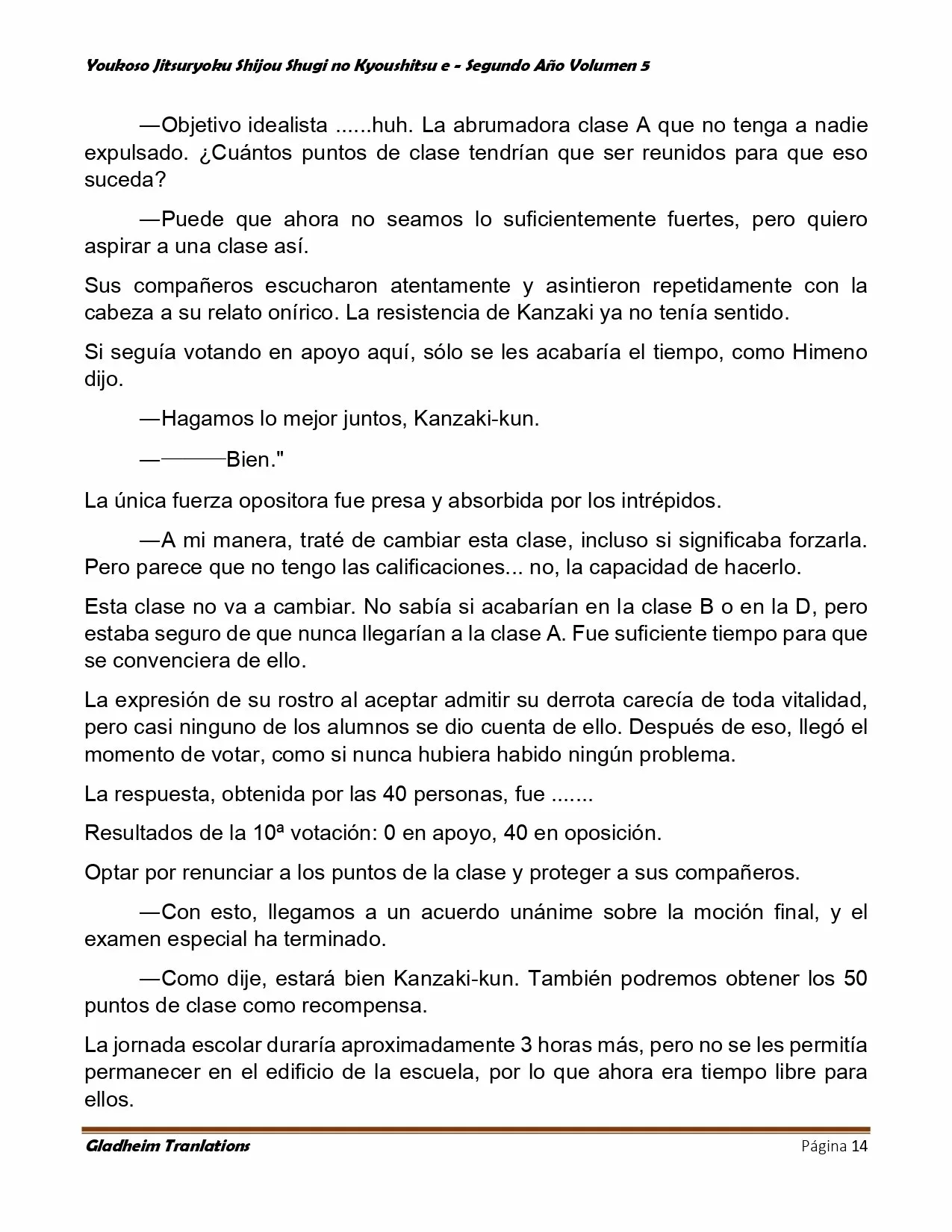 Página 14 del Manga