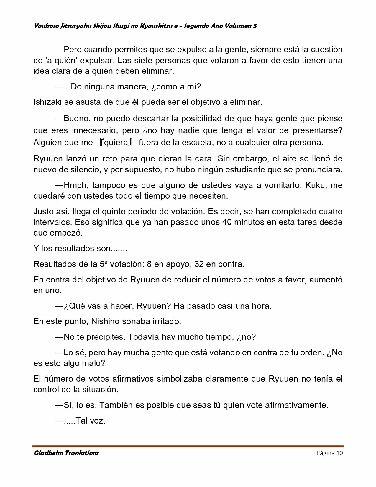 Página 10 del Manga