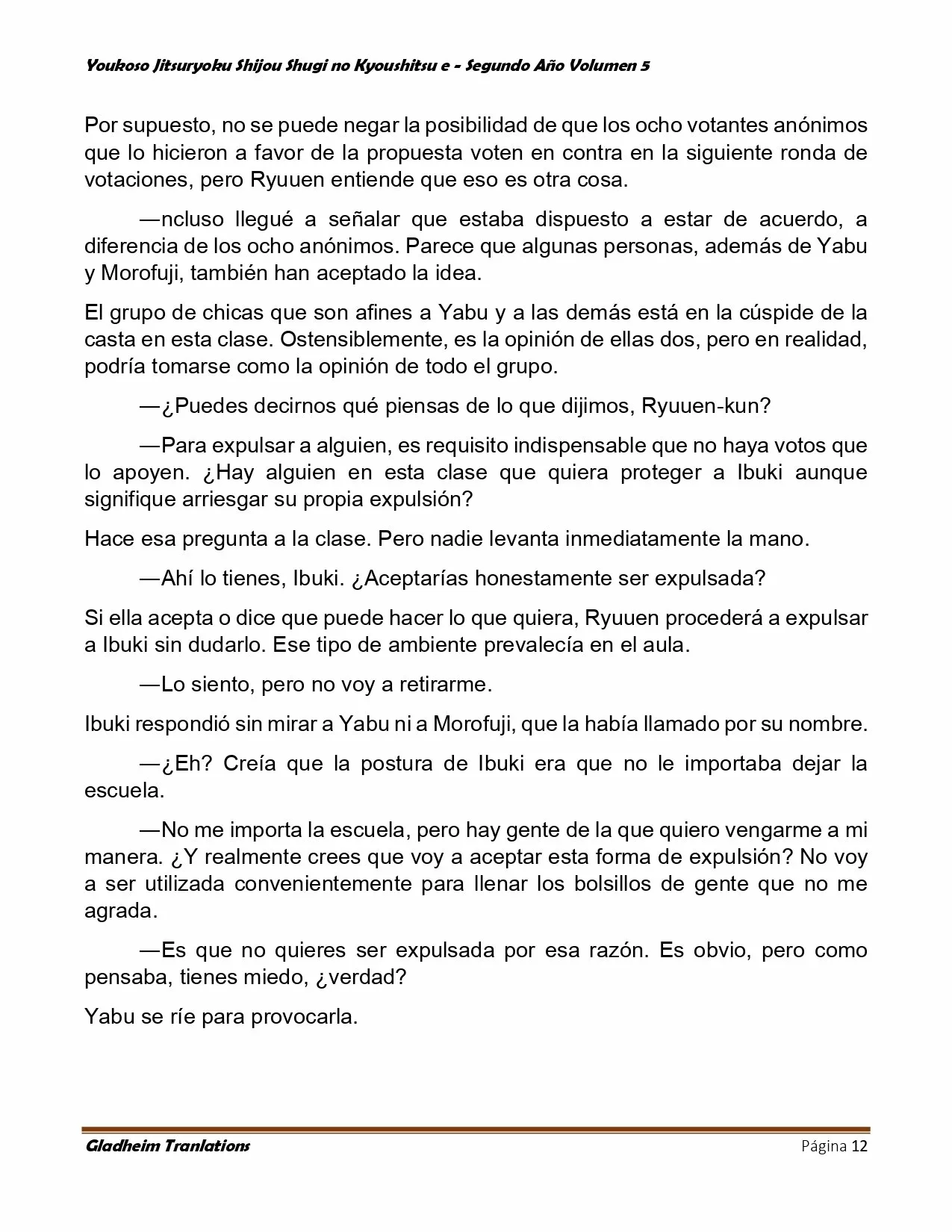 Página 12 del Manga