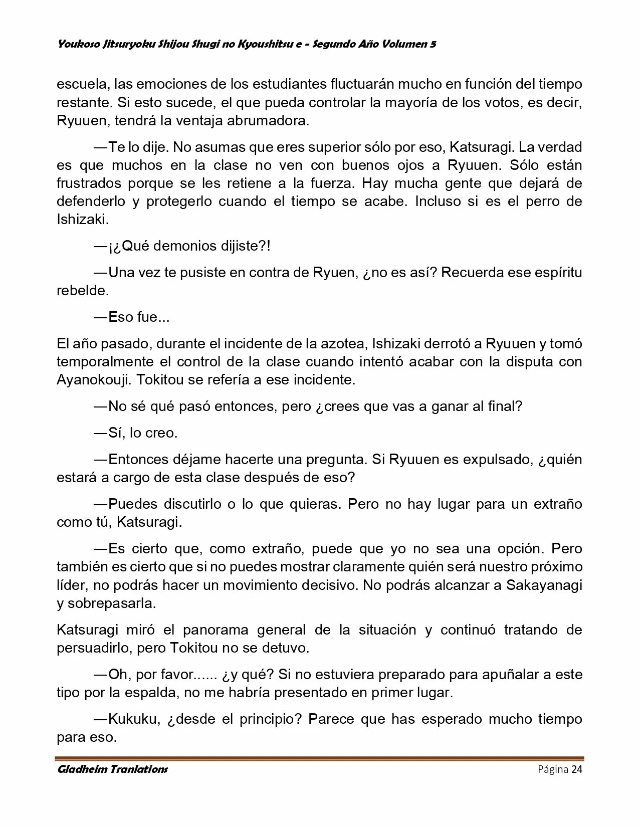 Página 24 del Manga