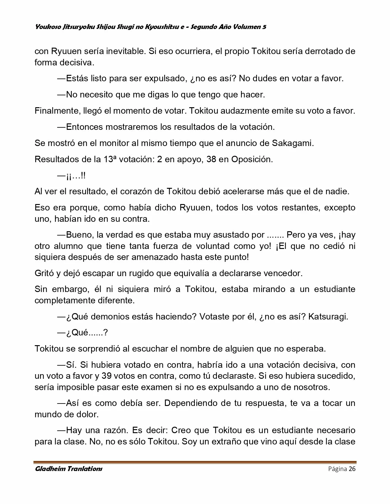 Página 26 del Manga