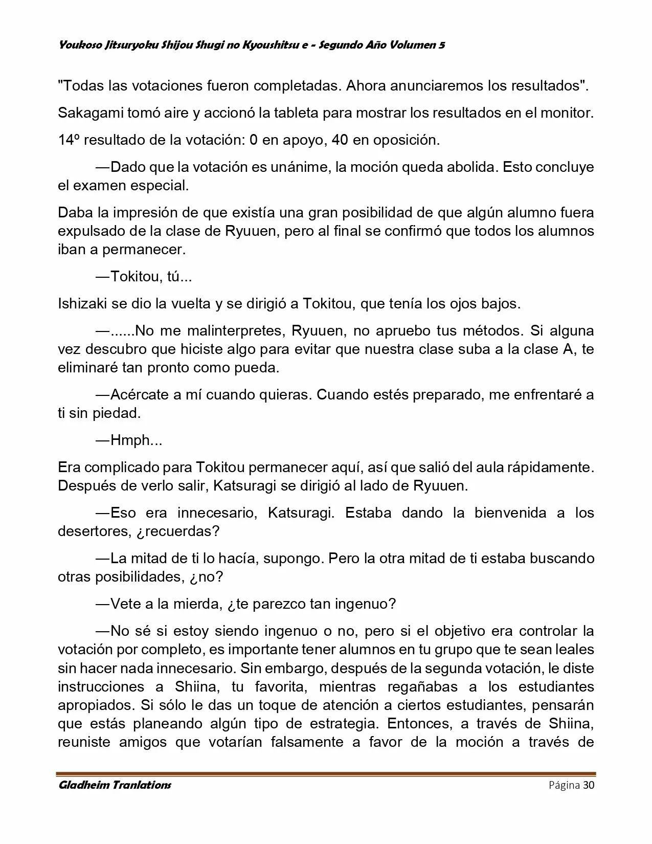 Página 30 del Manga