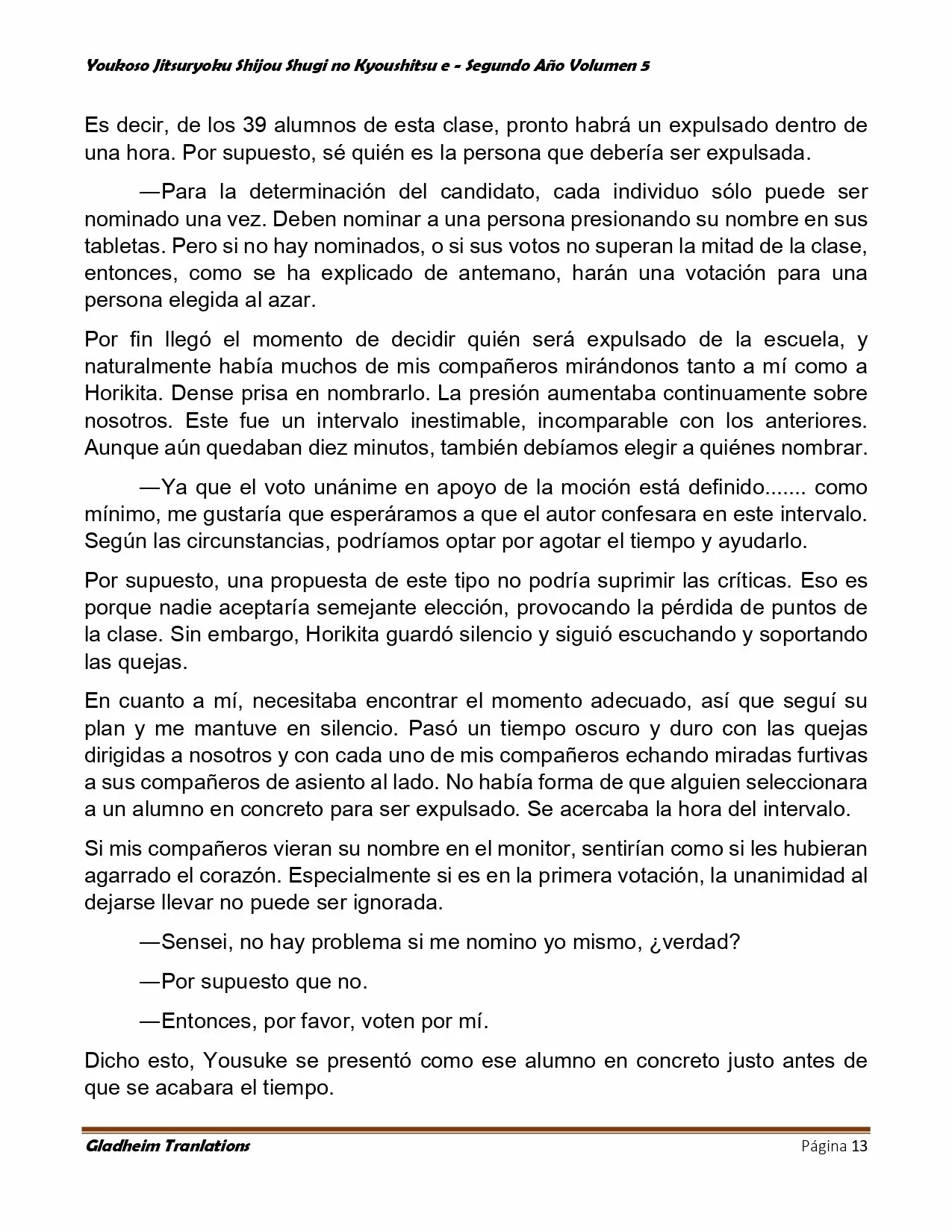 Página 13 del Manga