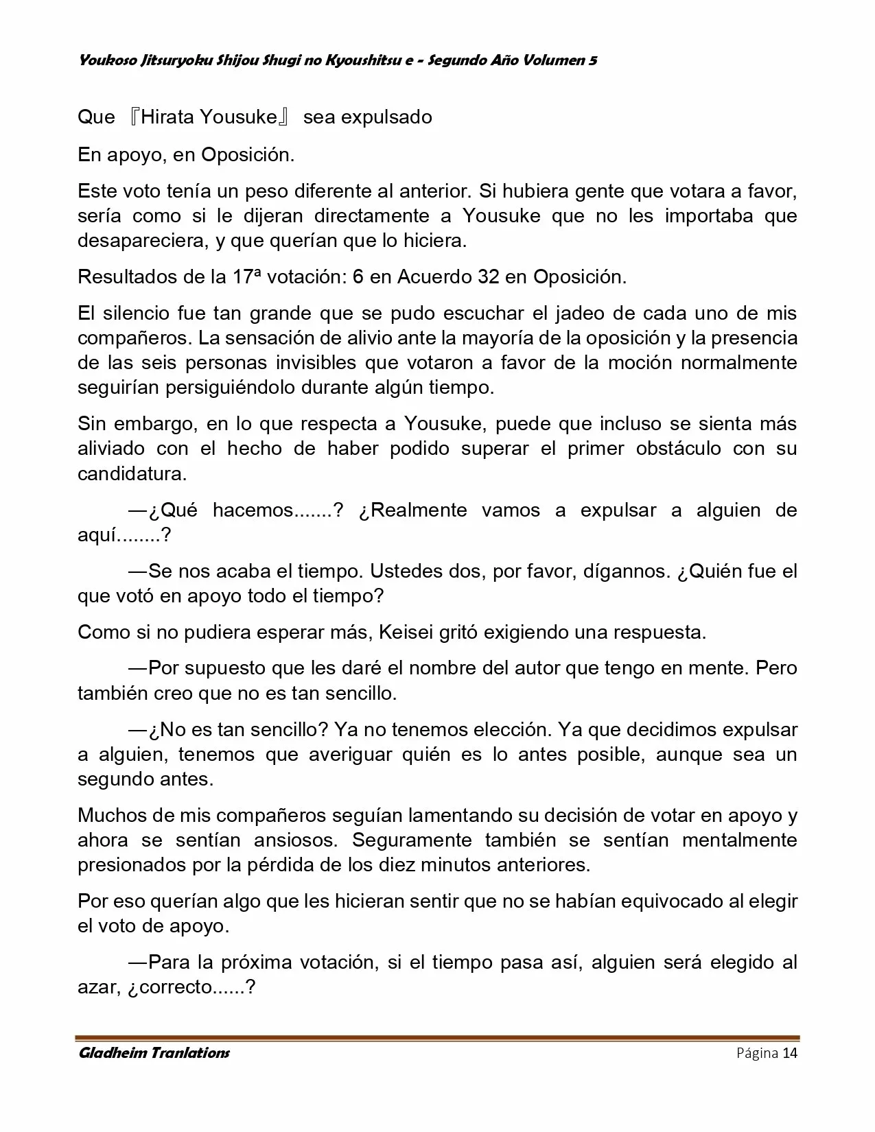 Página 14 del Manga