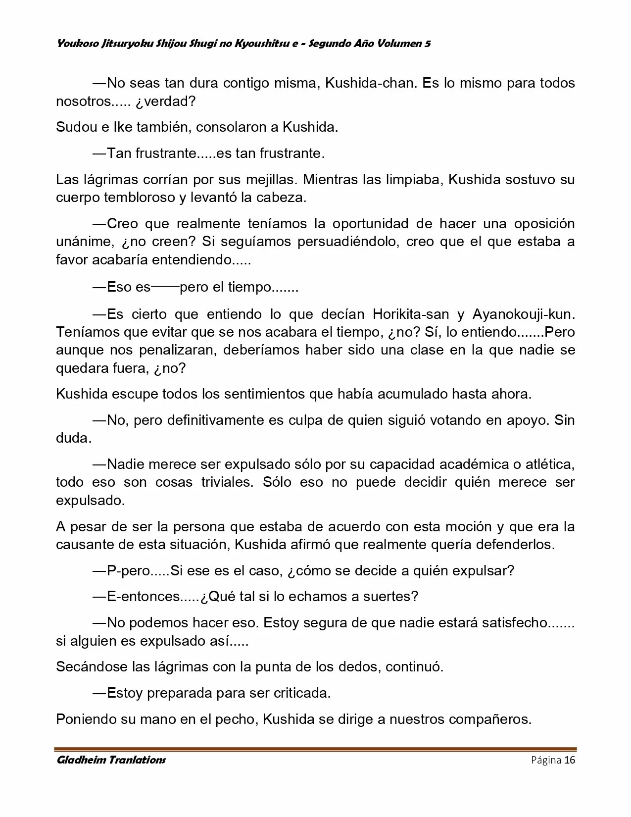 Página 16 del Manga