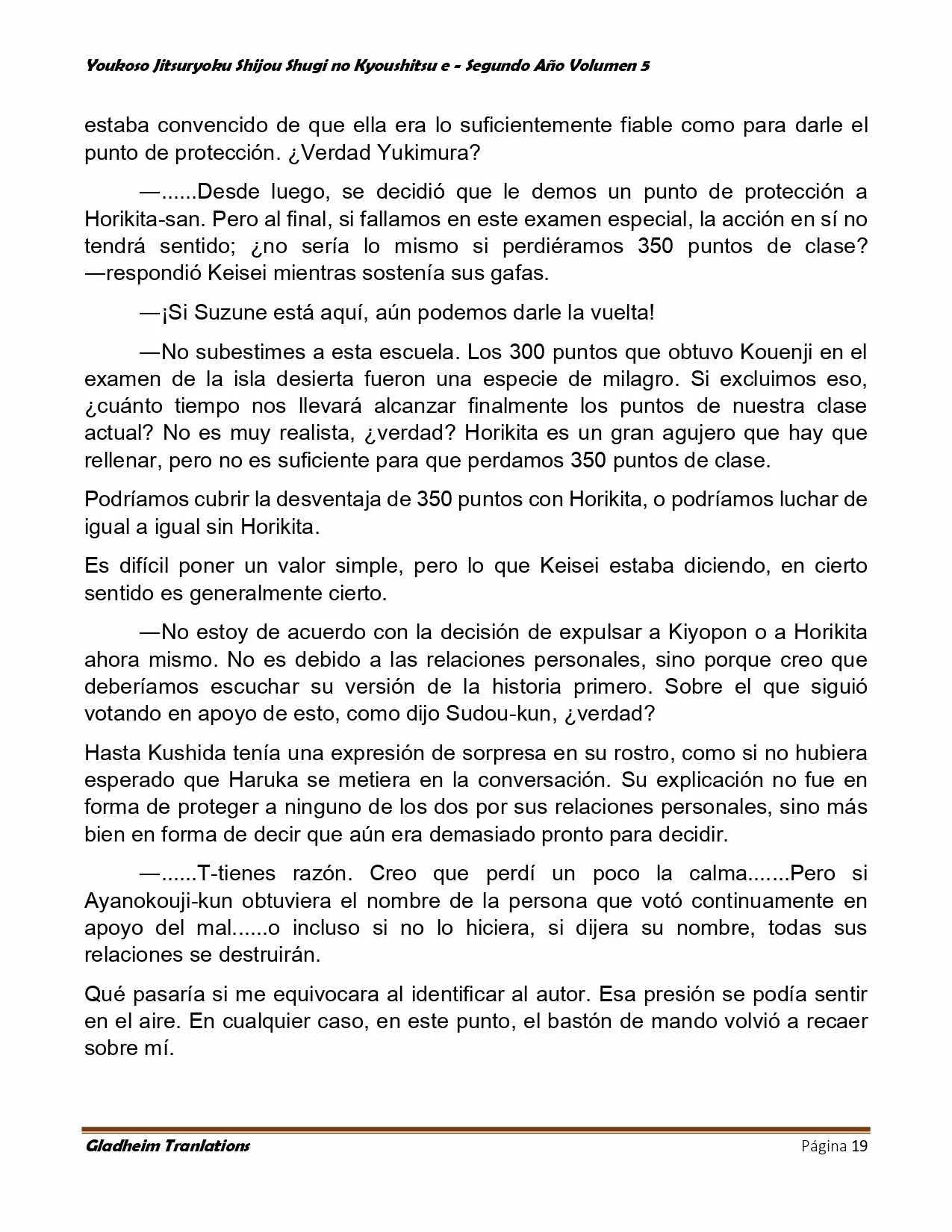 Página 19 del Manga