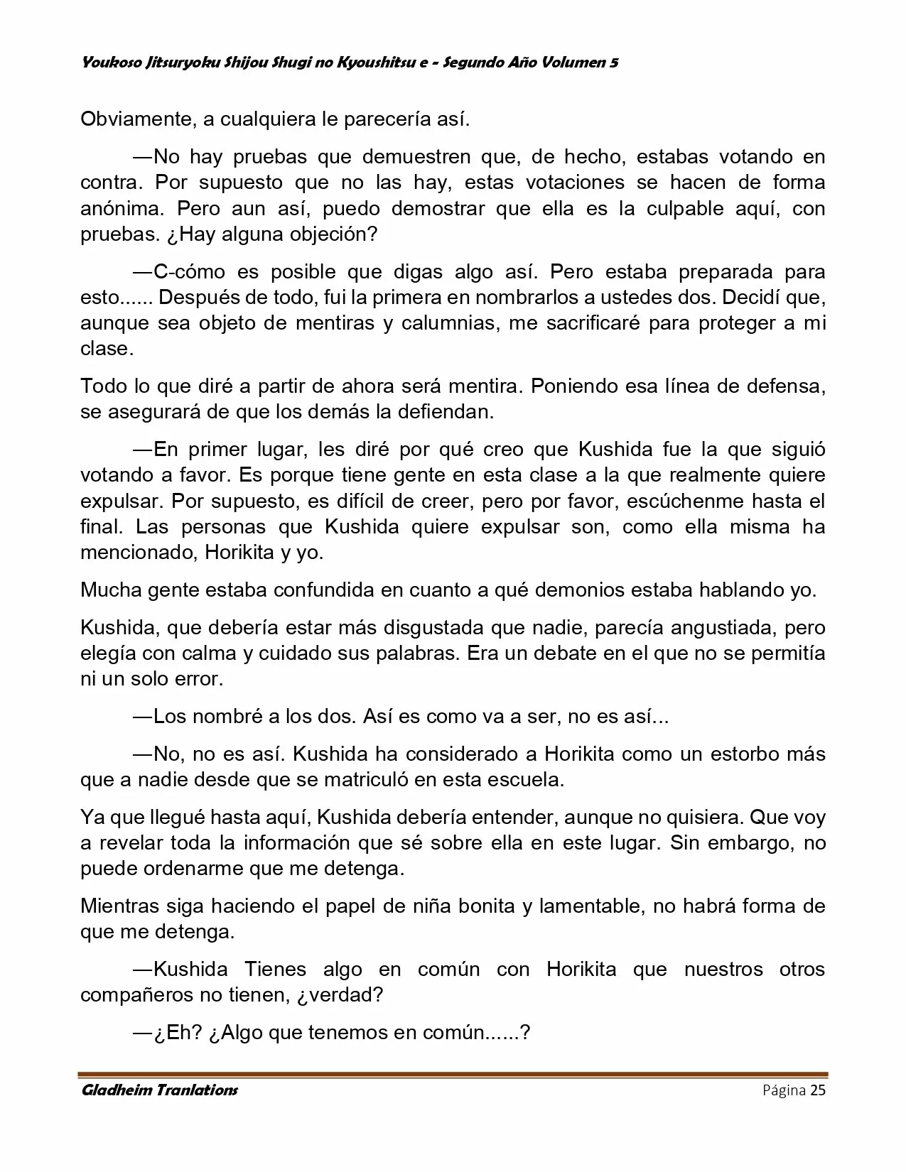 Página 25 del Manga