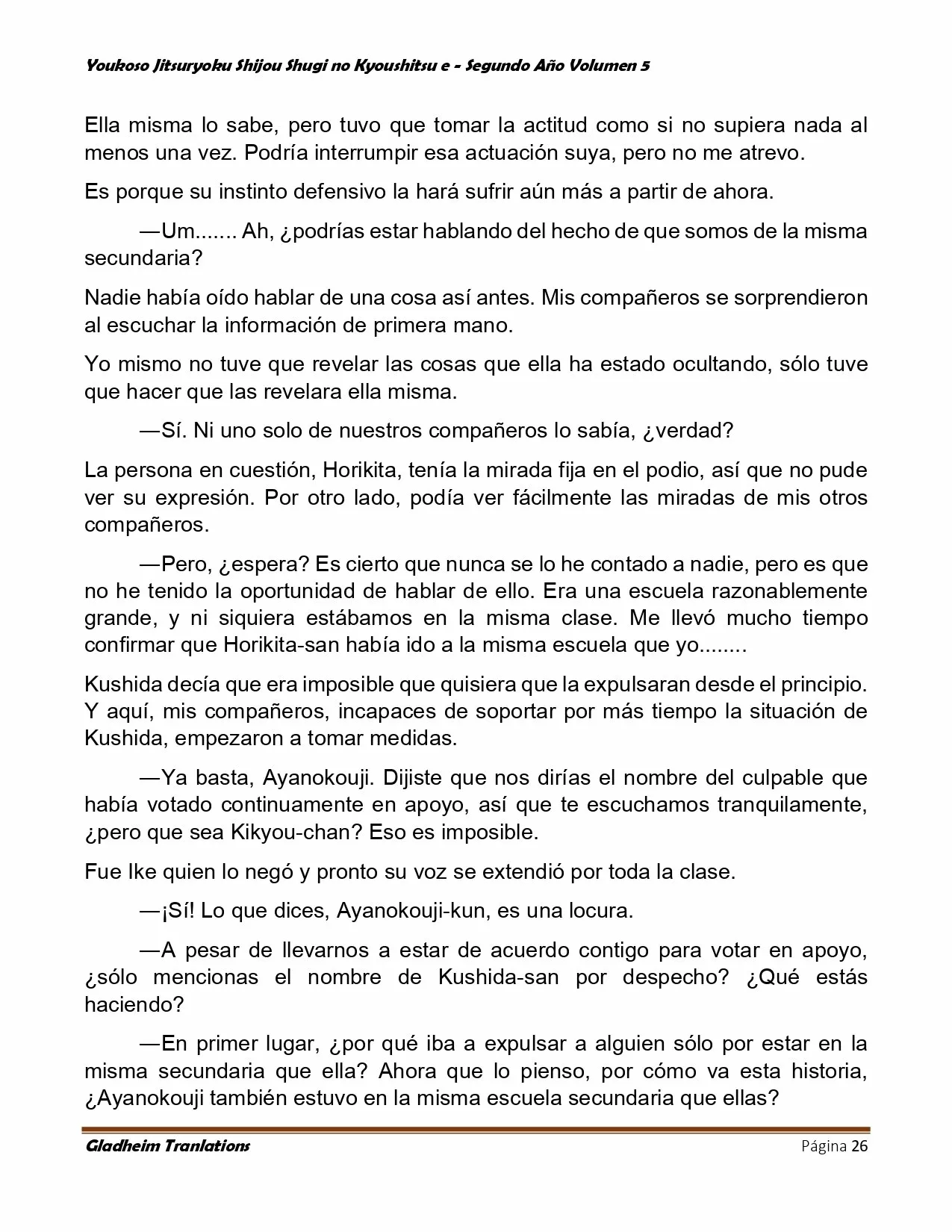 Página 26 del Manga