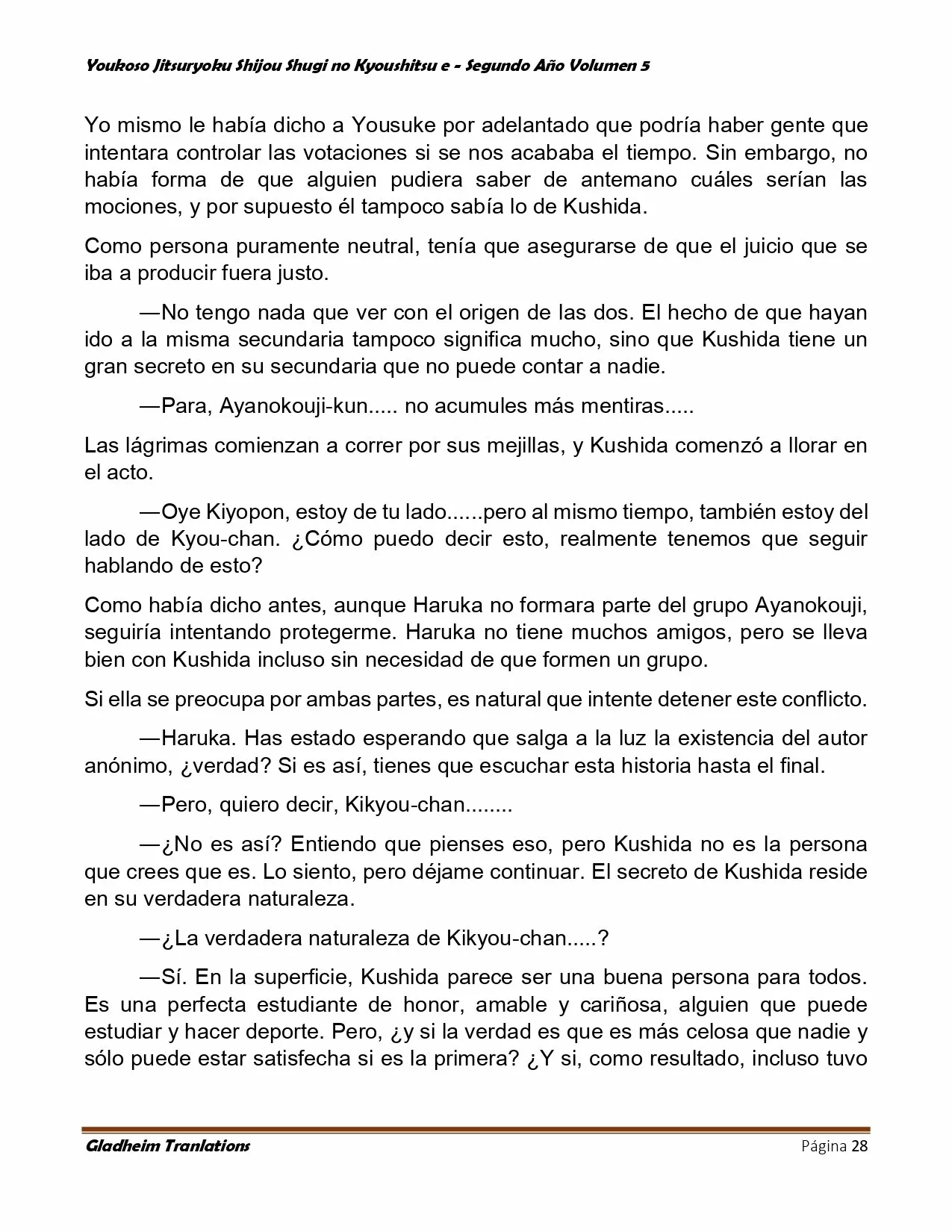 Página 28 del Manga