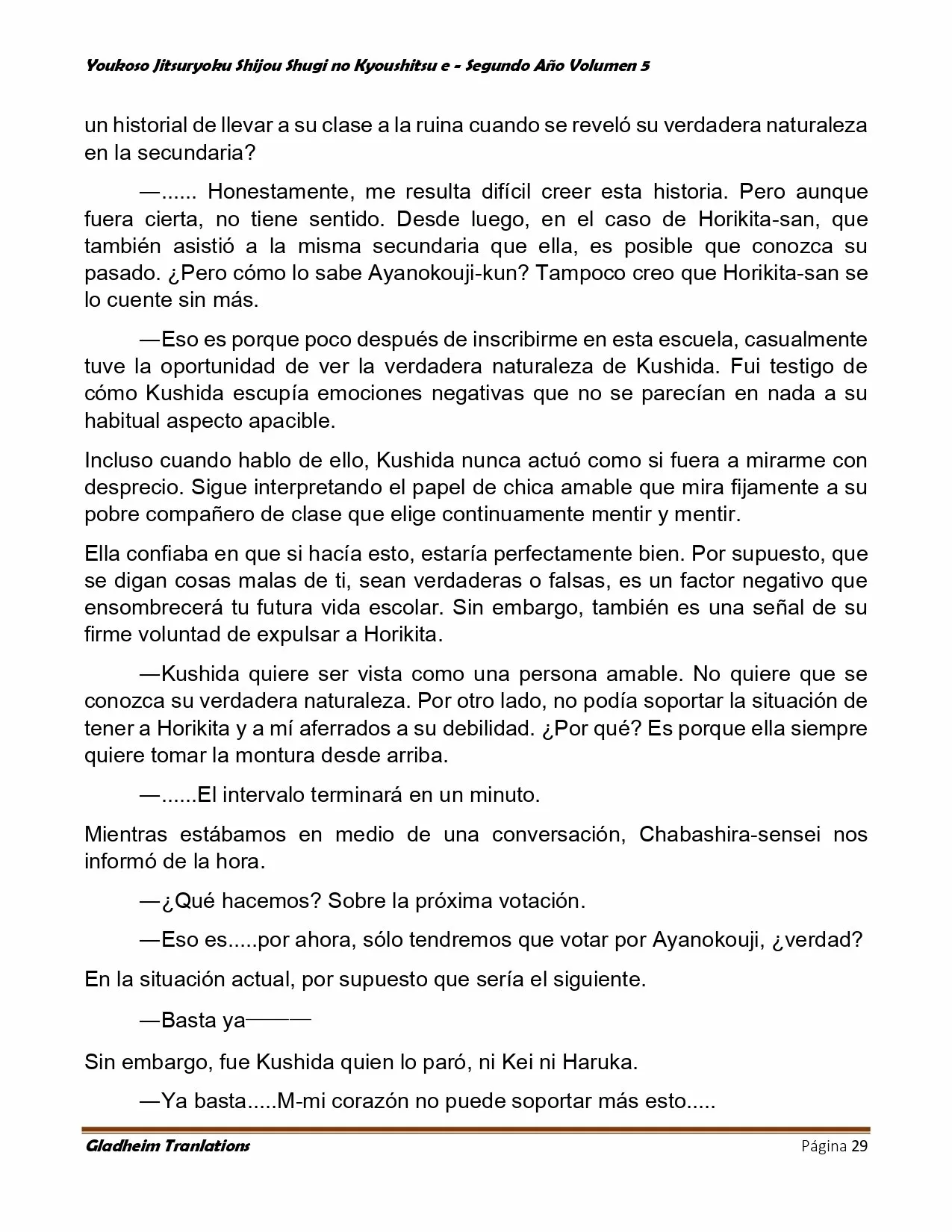 Página 29 del Manga