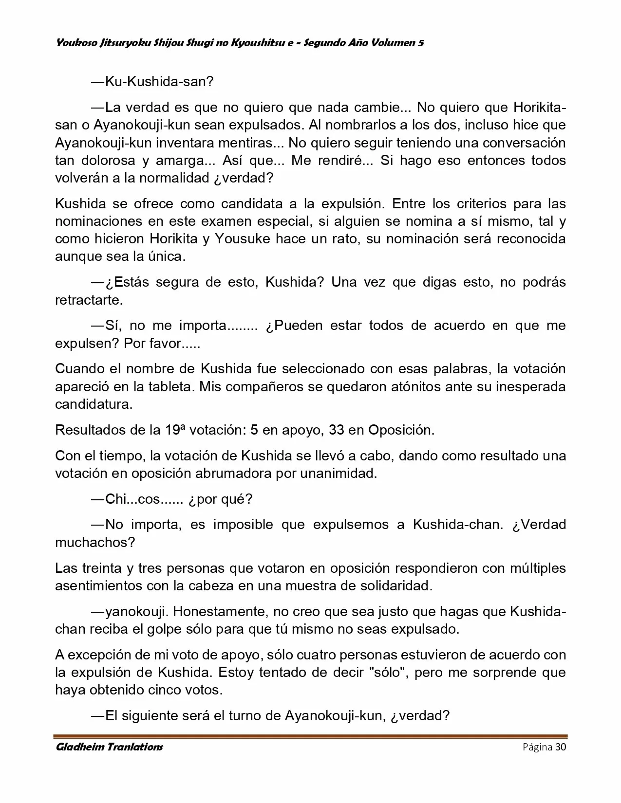 Página 30 del Manga