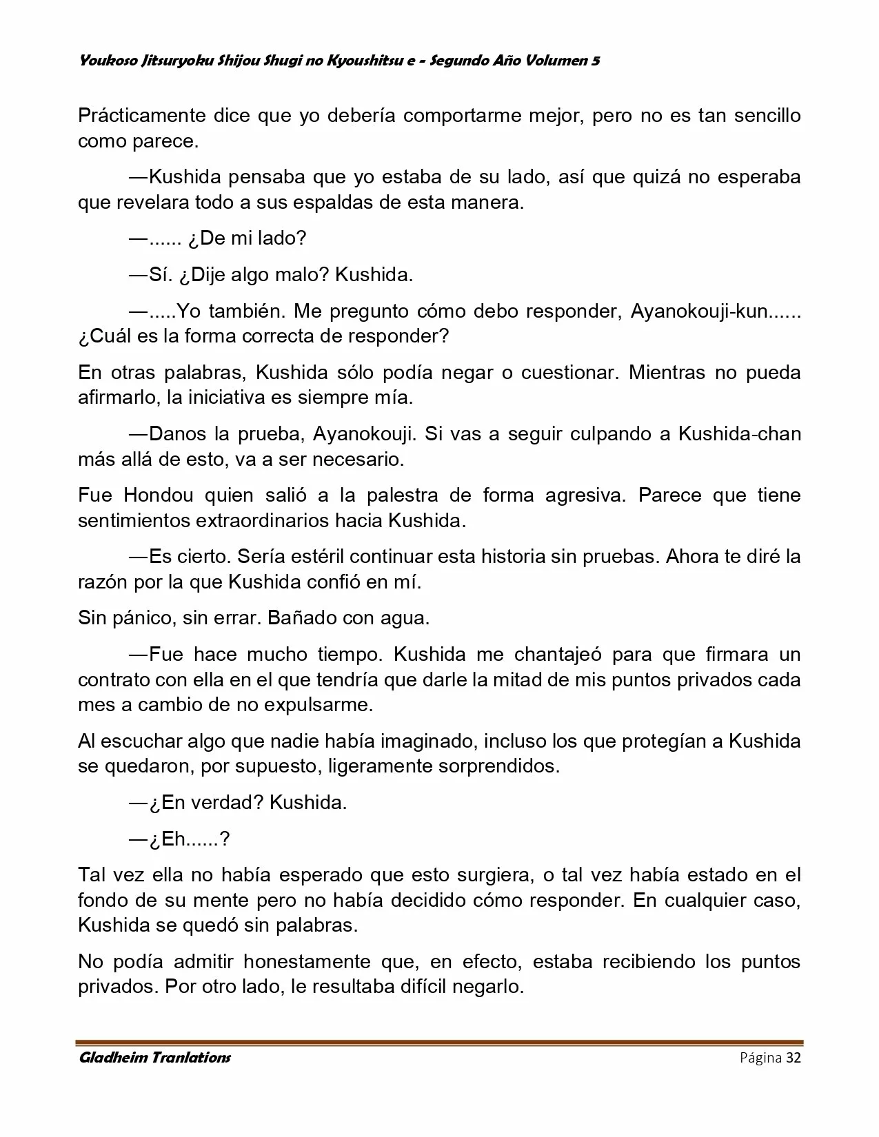 Página 32 del Manga