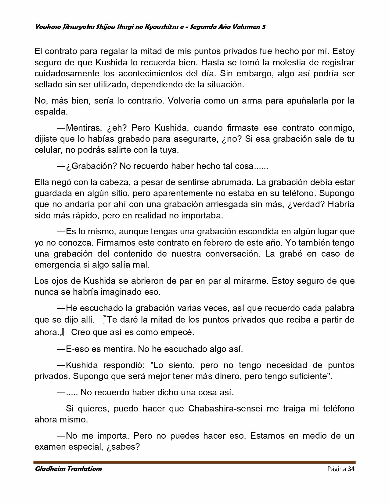 Página 34 del Manga