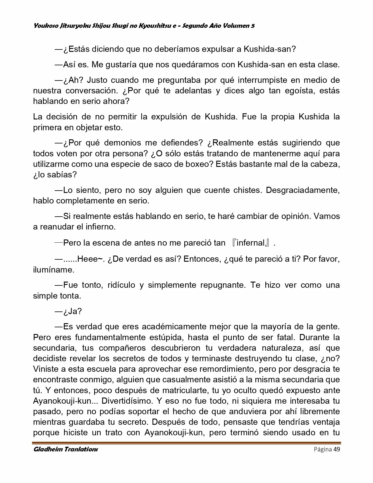 Página 49 del Manga