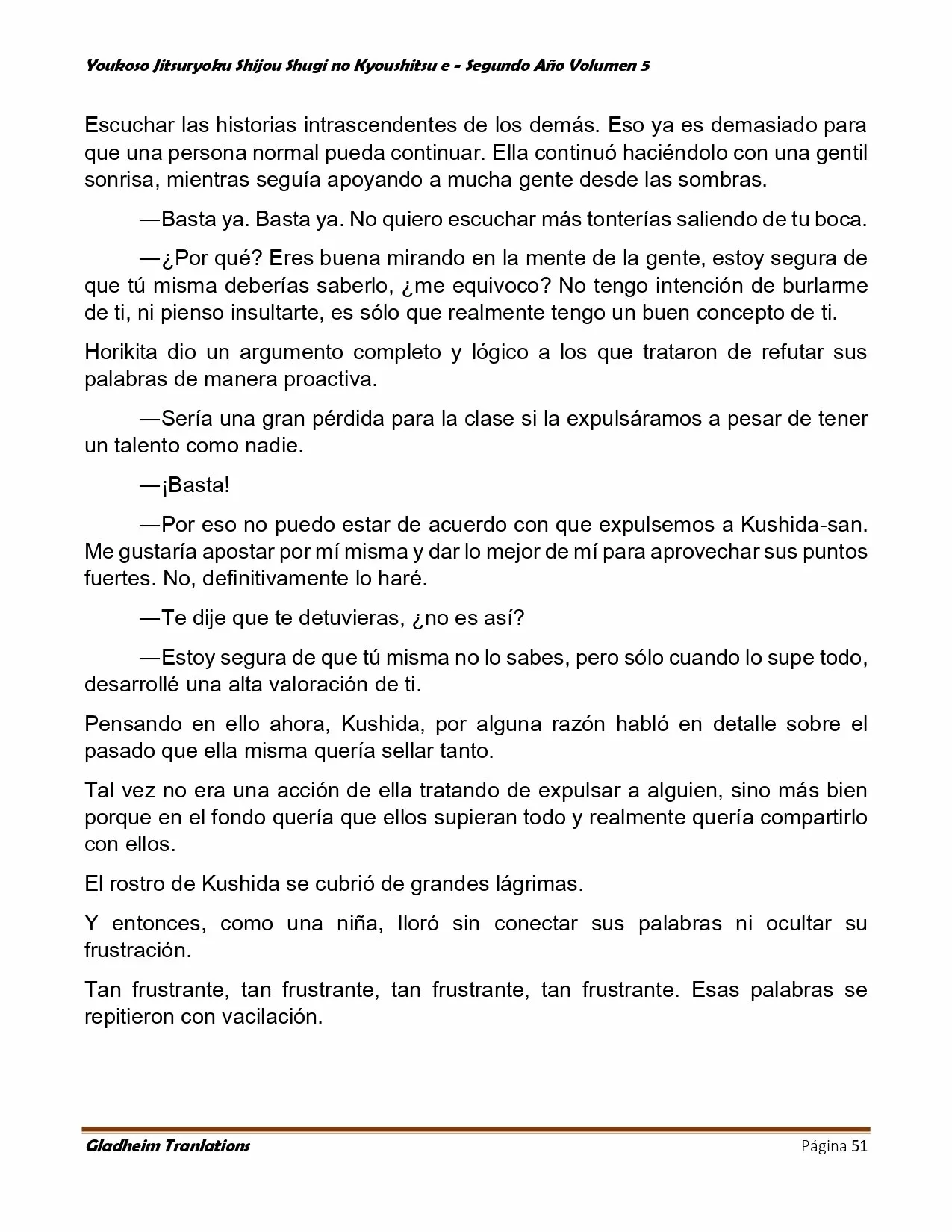 Página 51 del Manga