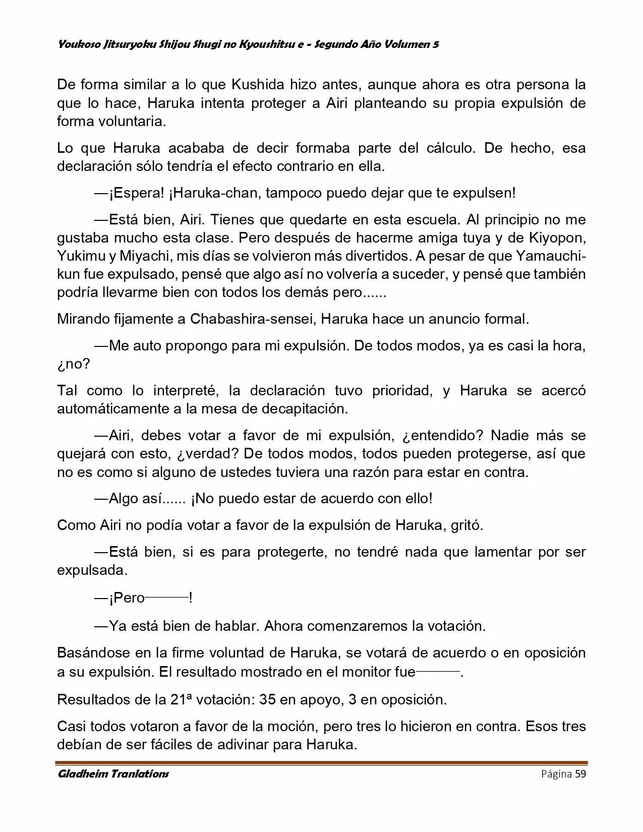 Página 59 del Manga