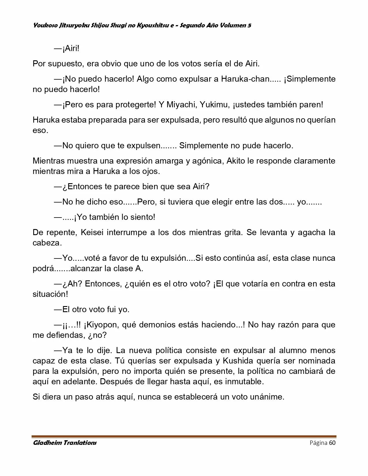 Página 60 del Manga