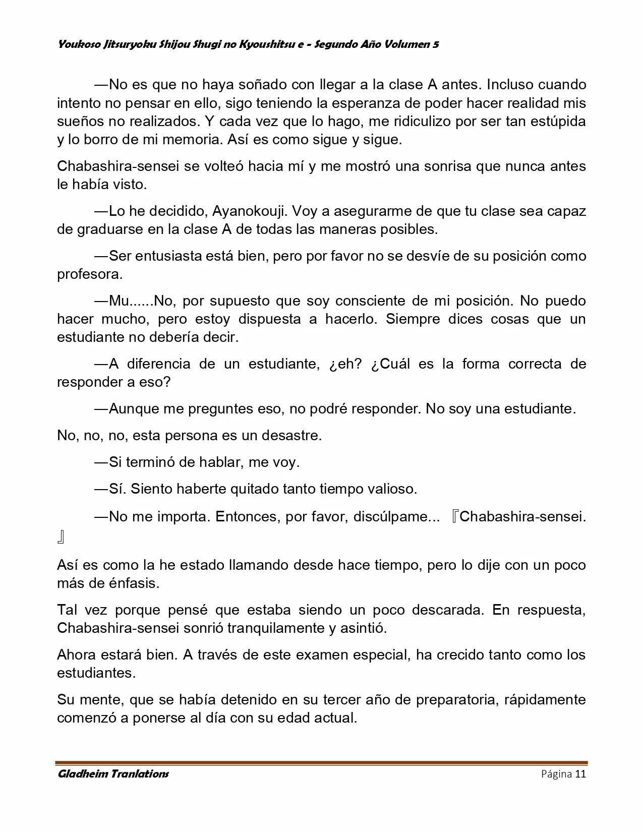 Página 11 del Manga