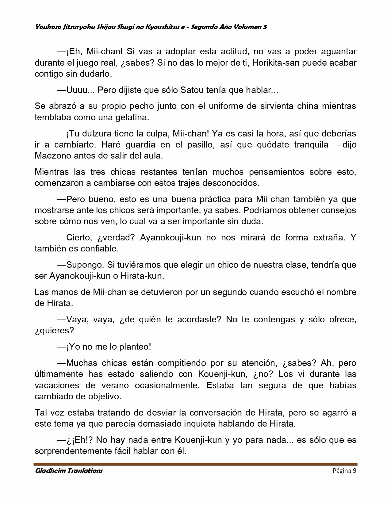 Página 9 del Manga