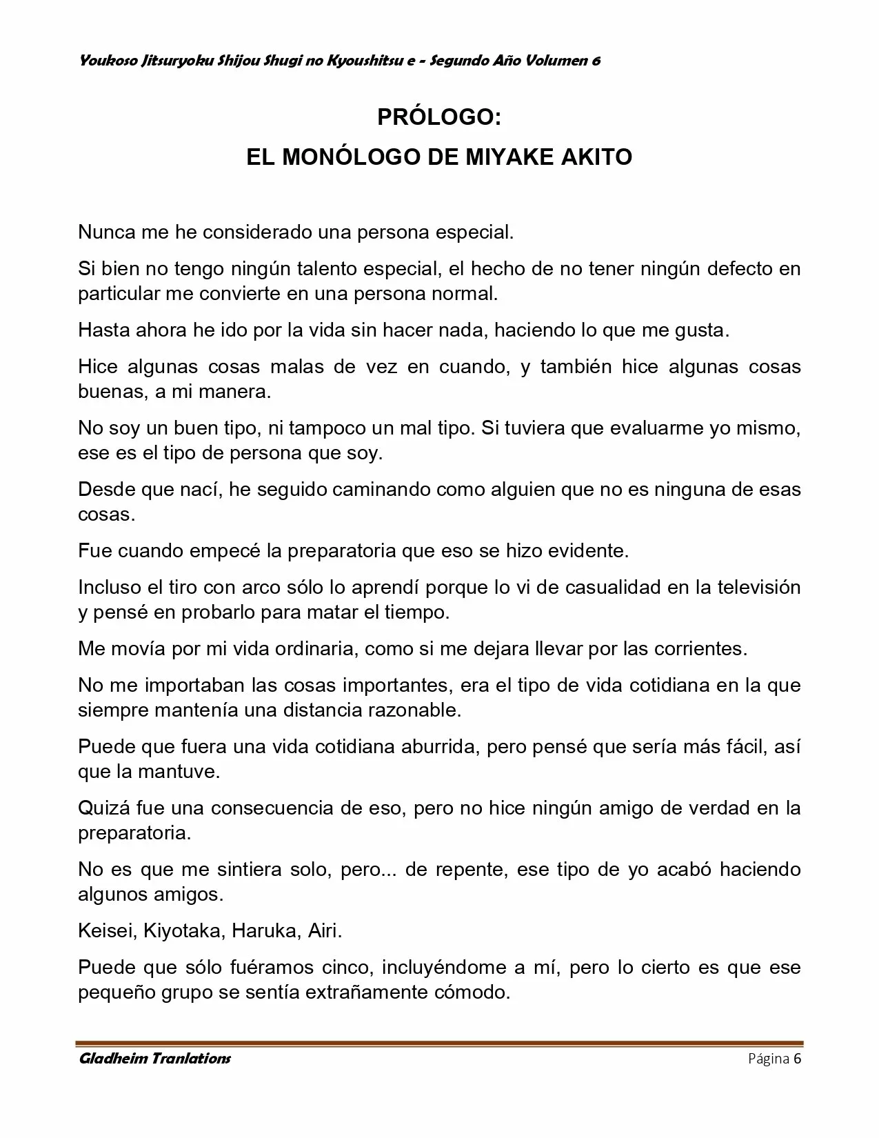 Página 6 del Manga