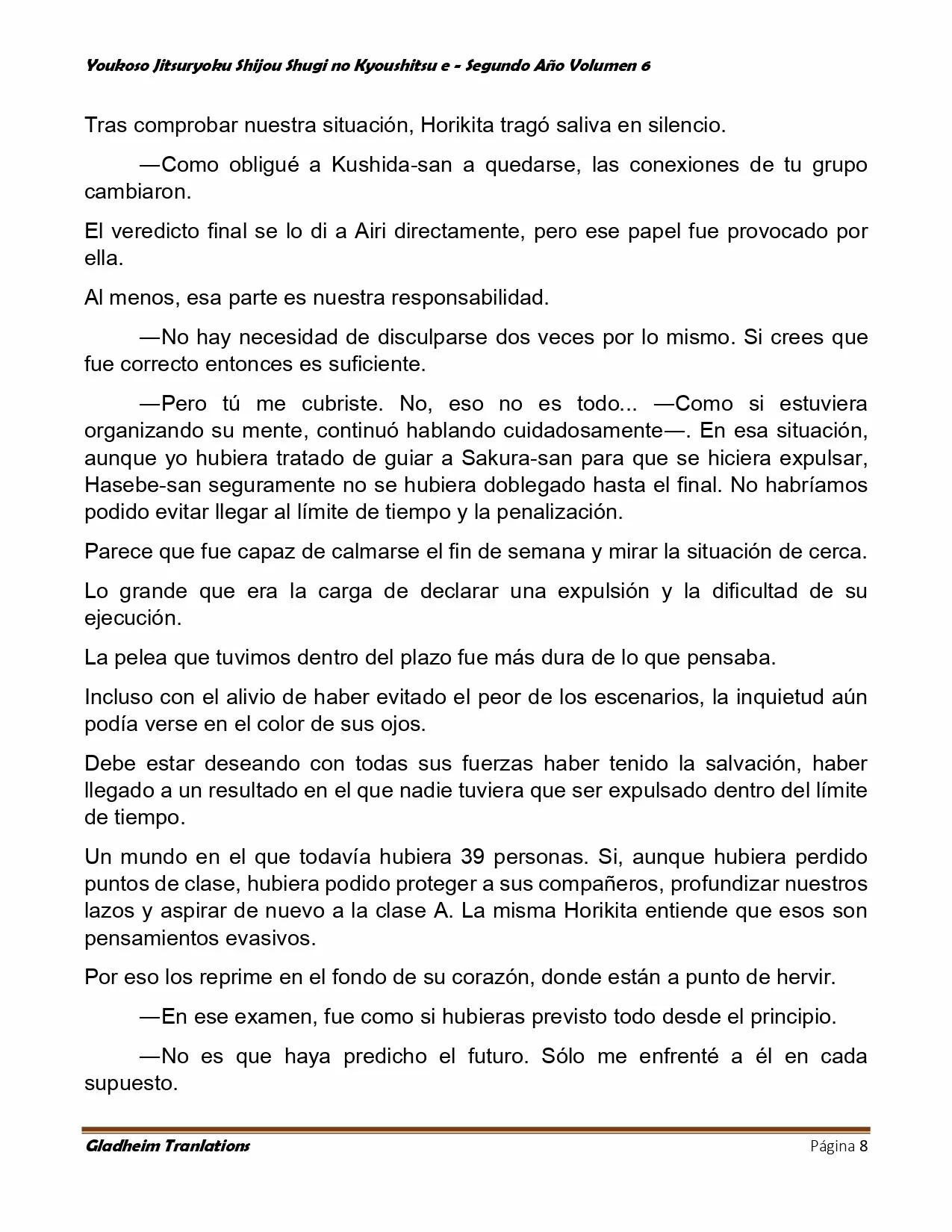 Página 8 del Manga