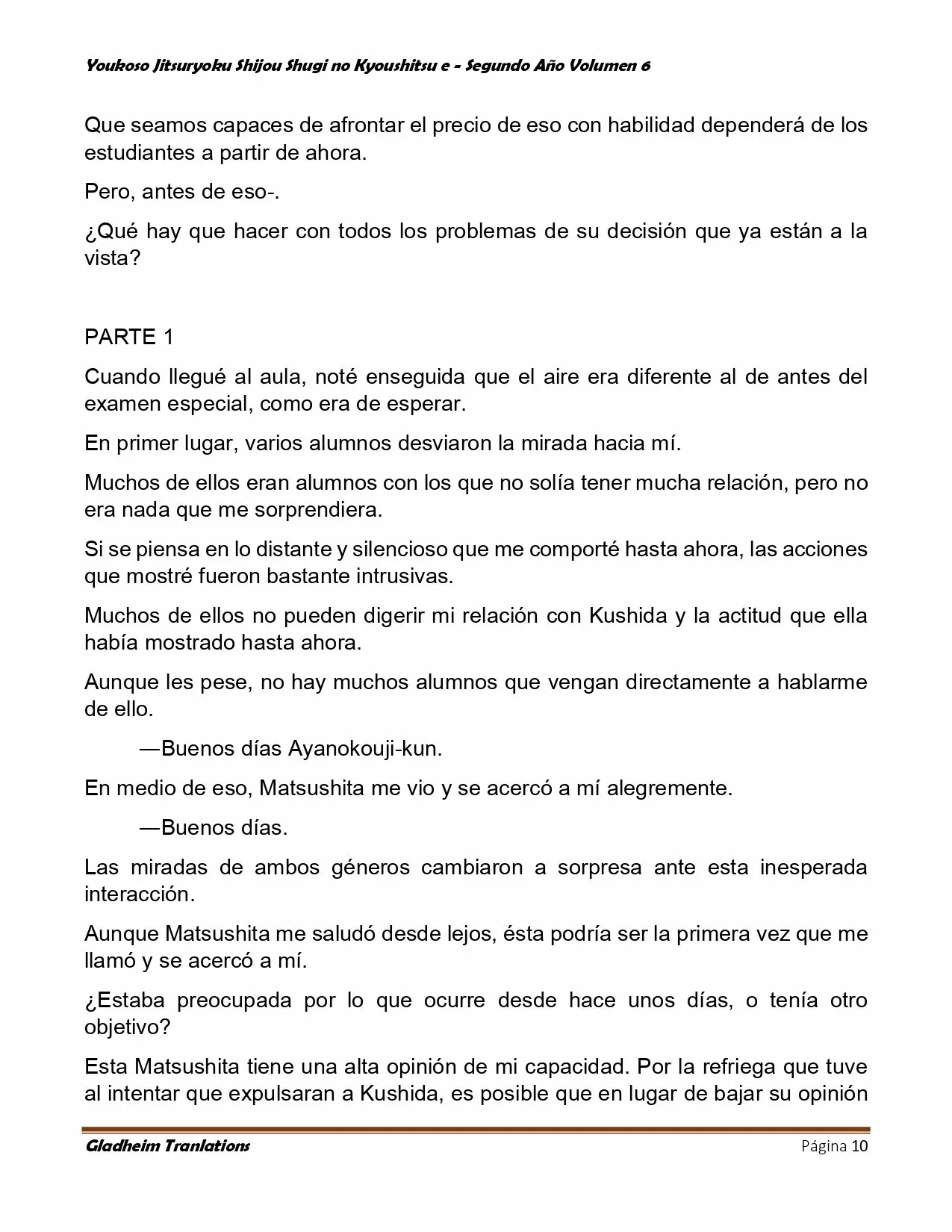 Página 10 del Manga