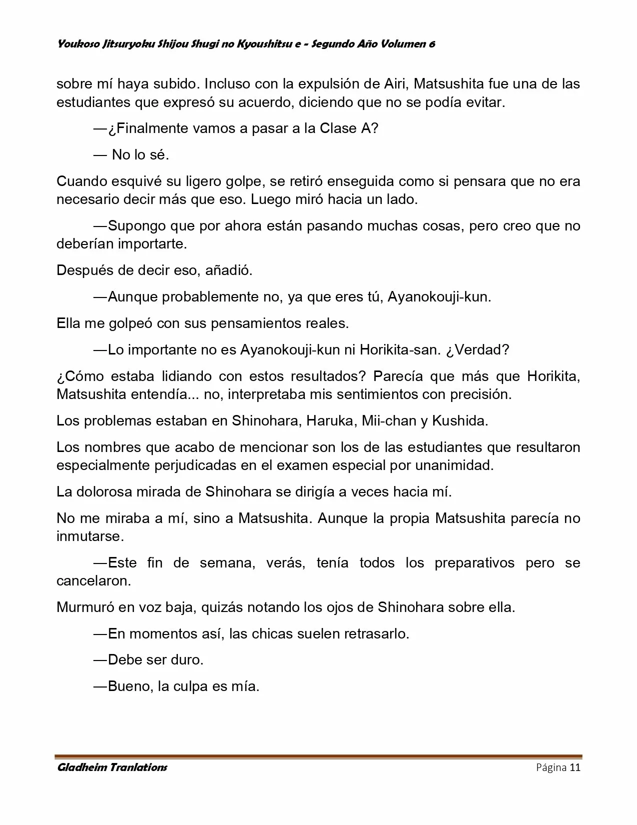 Página 11 del Manga