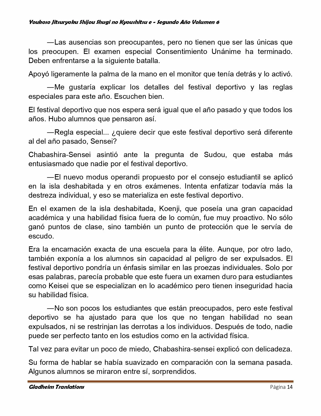 Página 14 del Manga