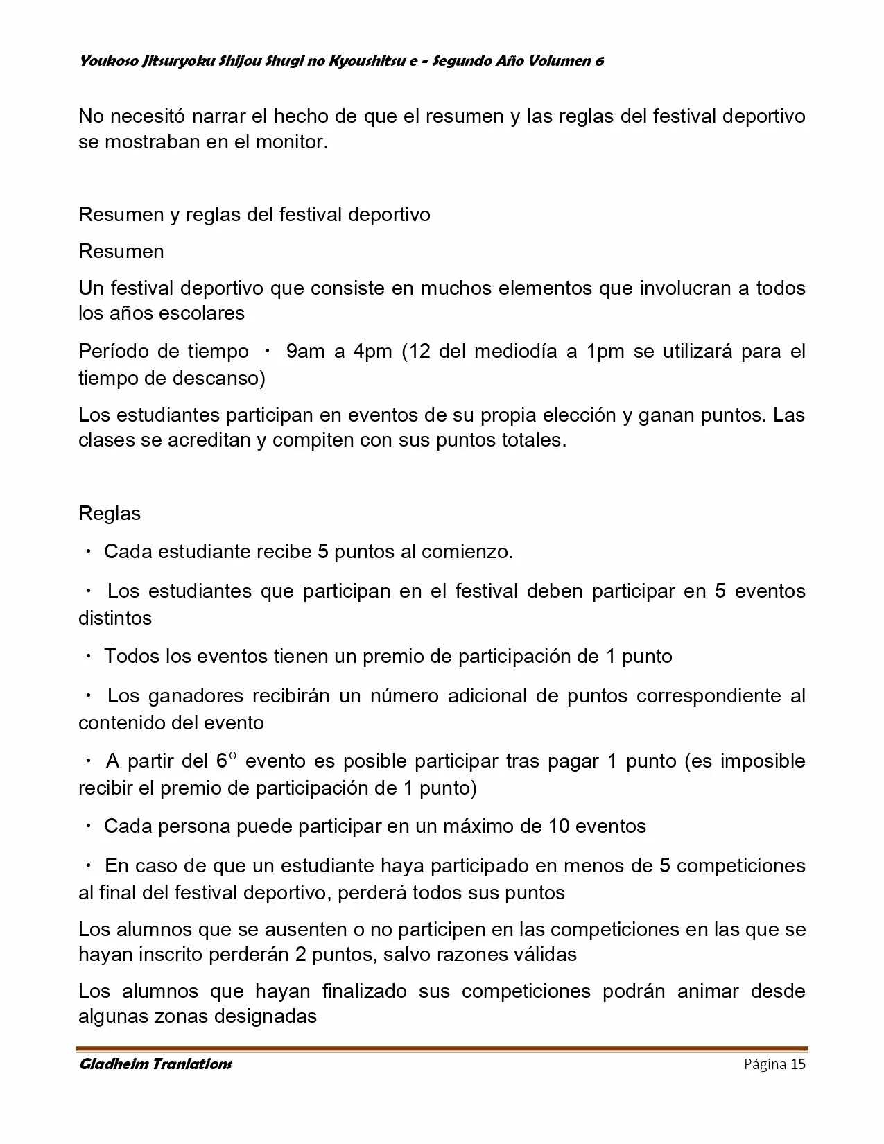 Página 15 del Manga